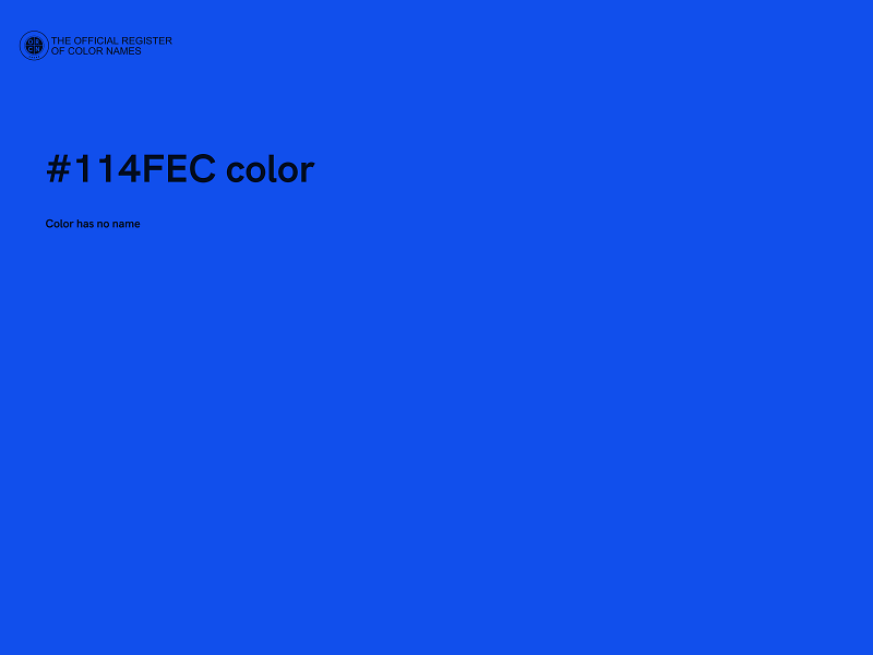 #114FEC color image
