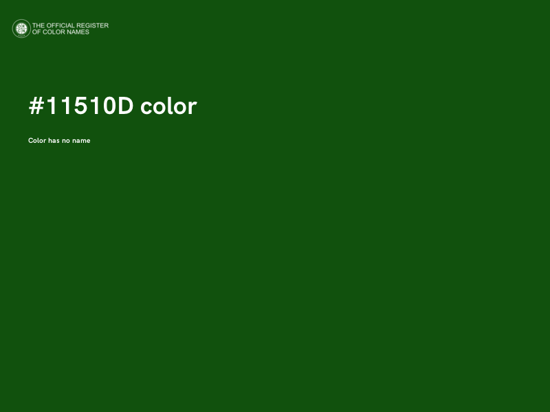 #11510D color image