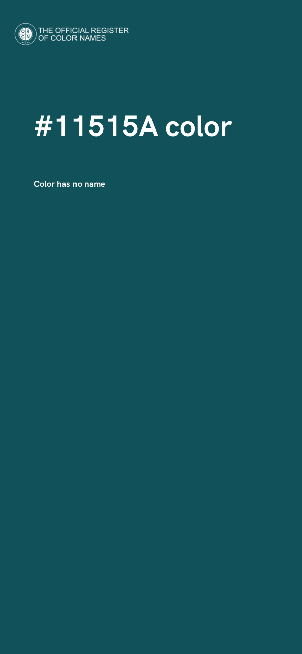 #11515A color image
