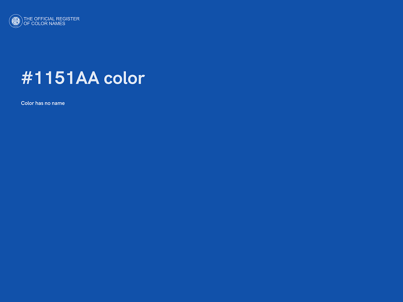 #1151AA color image