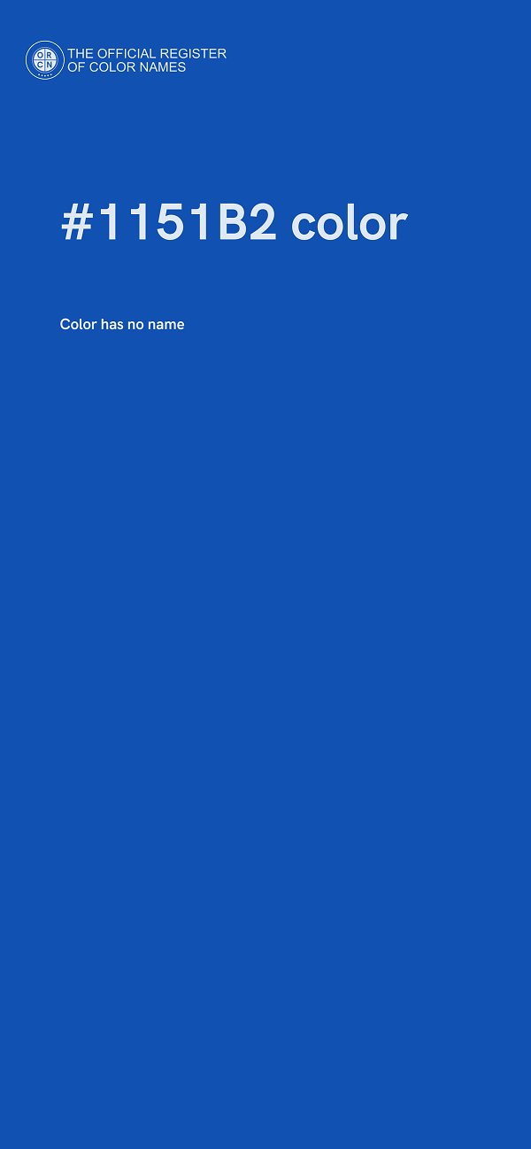 #1151B2 color image