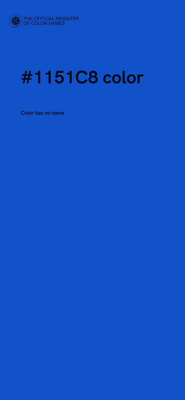 #1151C8 color image