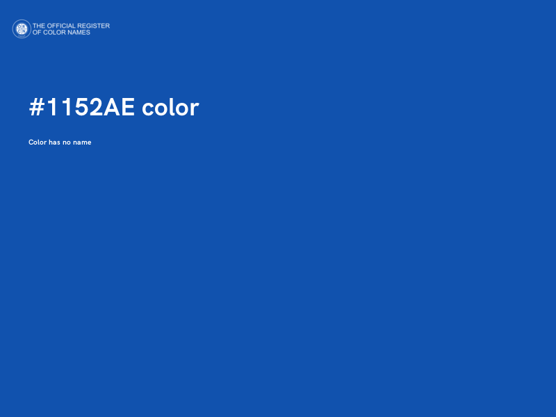 #1152AE color image