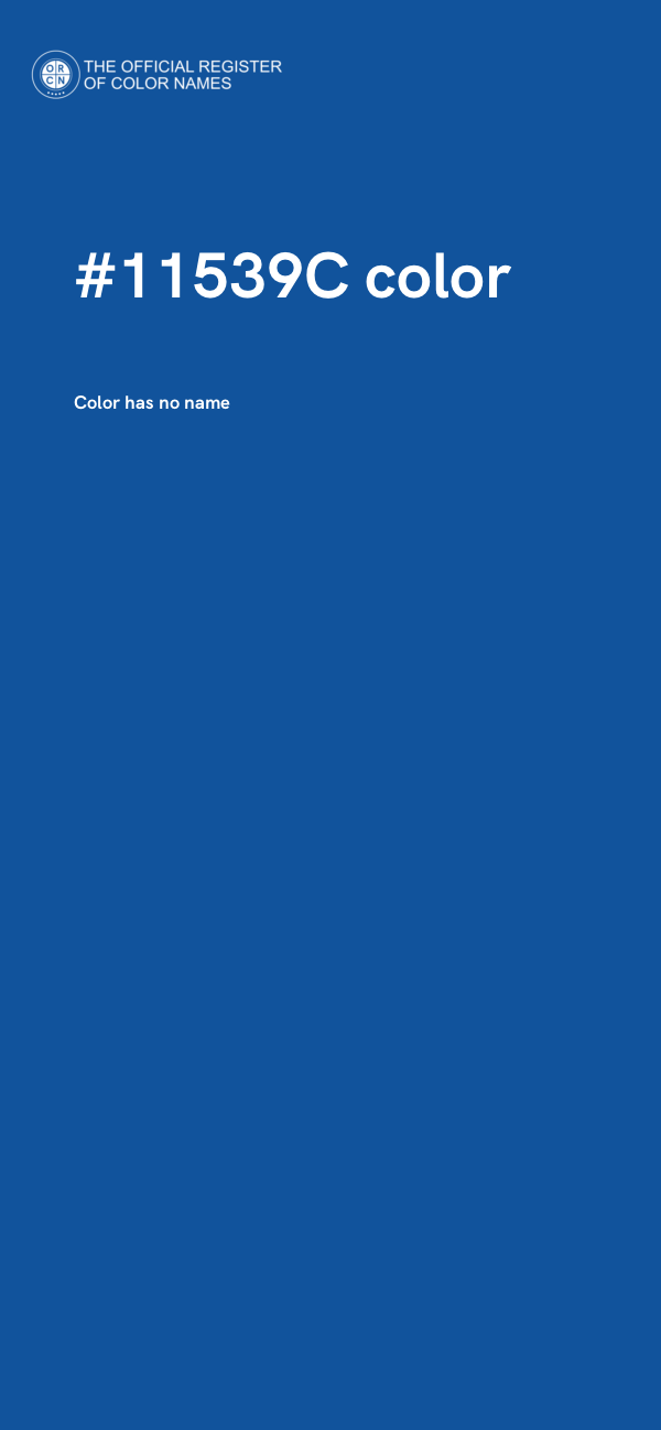 #11539C color image