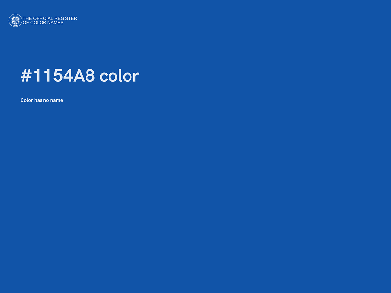 #1154A8 color image