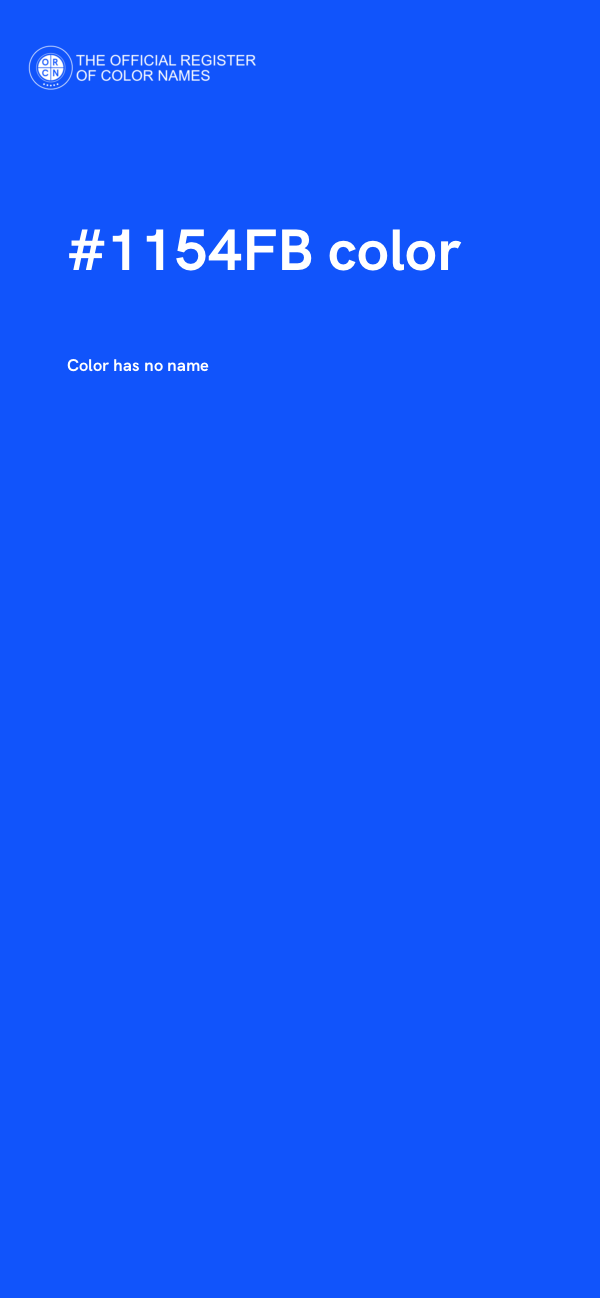 #1154FB color image