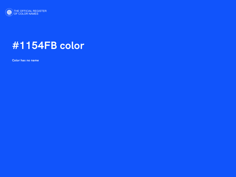 #1154FB color image