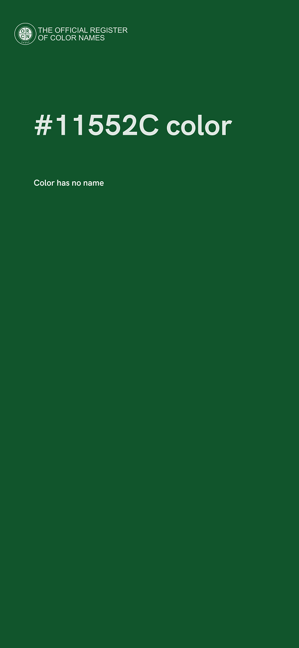 #11552C color image