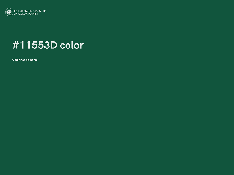 #11553D color image