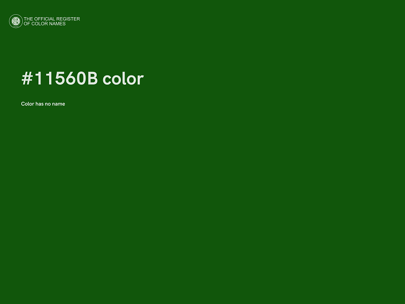 #11560B color image