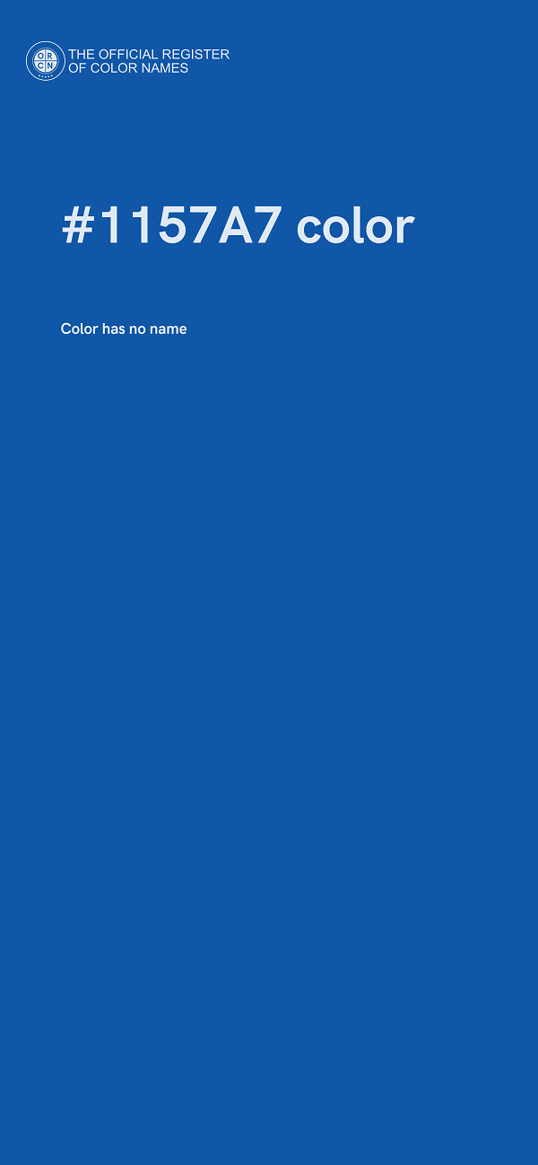 #1157A7 color image