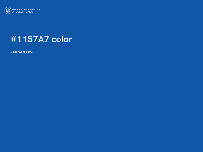 #1157A7 color image