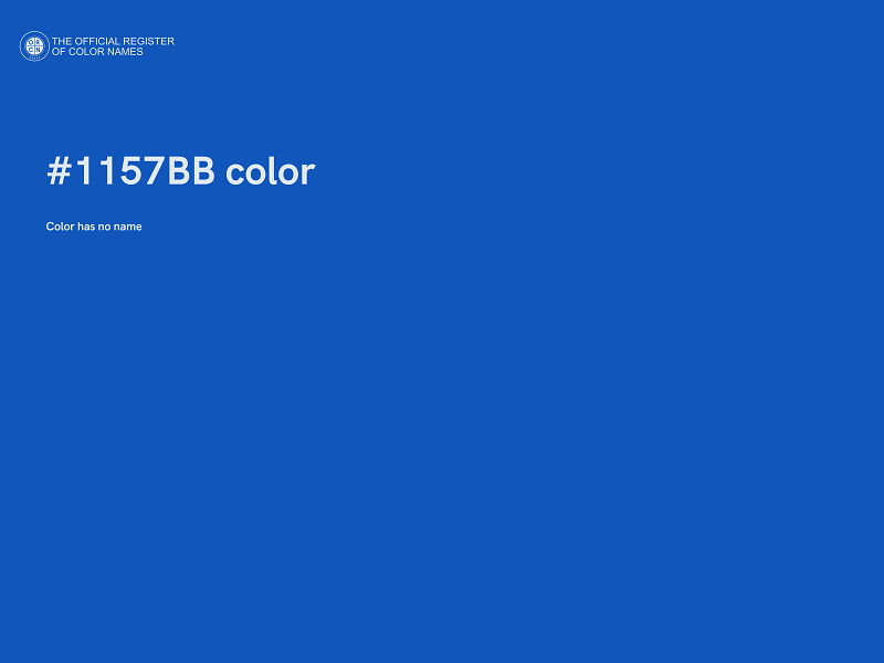 #1157BB color image