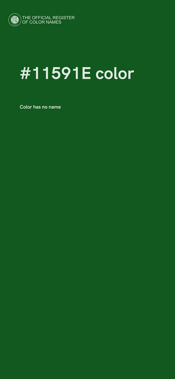 #11591E color image