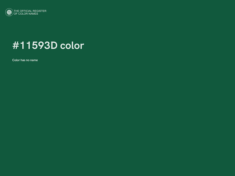 #11593D color image