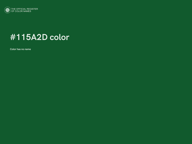 #115A2D color image