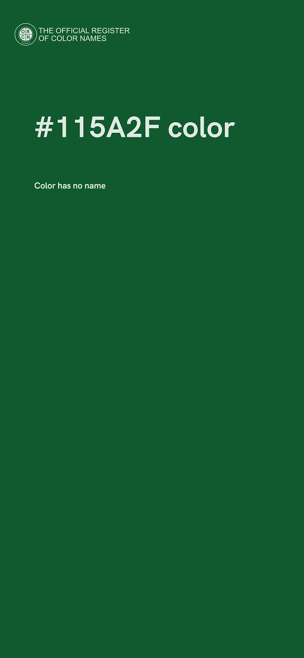 #115A2F color image