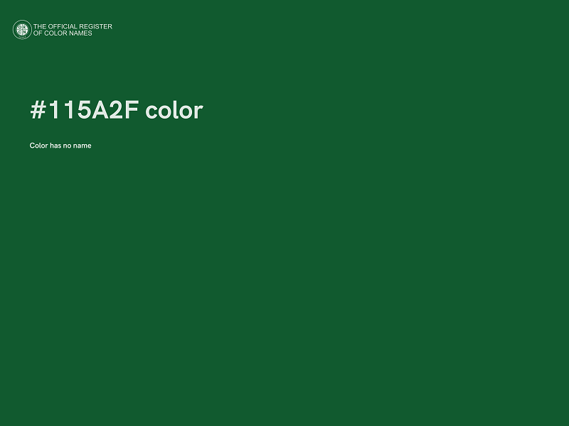 #115A2F color image