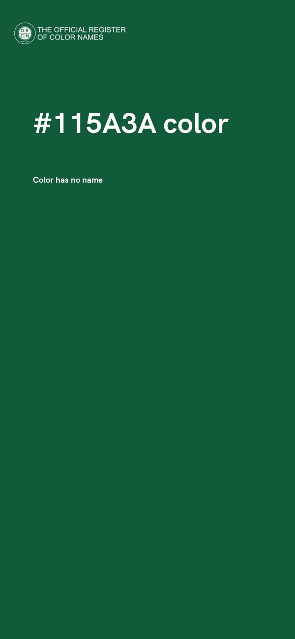 #115A3A color image