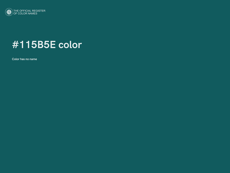 #115B5E color image