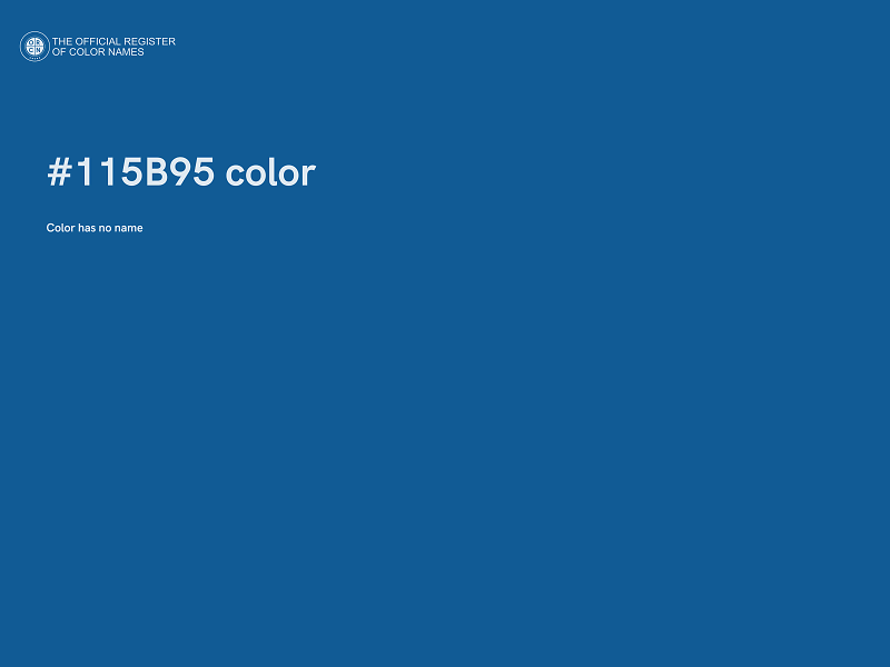 #115B95 color image