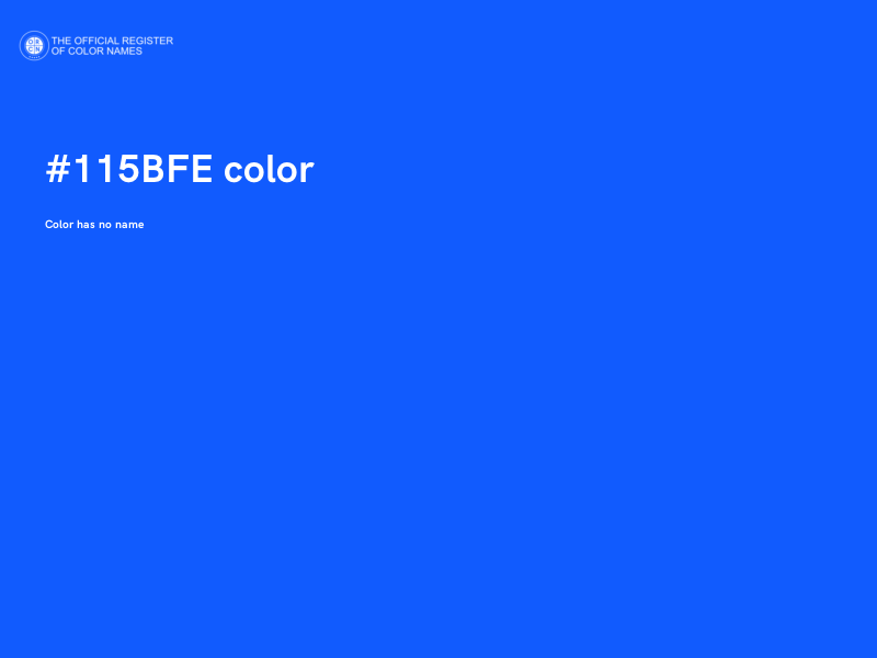 #115BFE color image