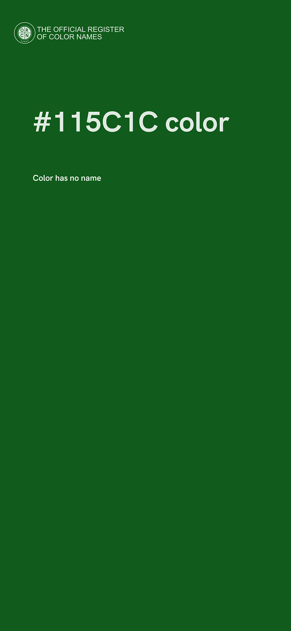 #115C1C color image