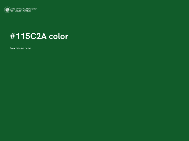 #115C2A color image