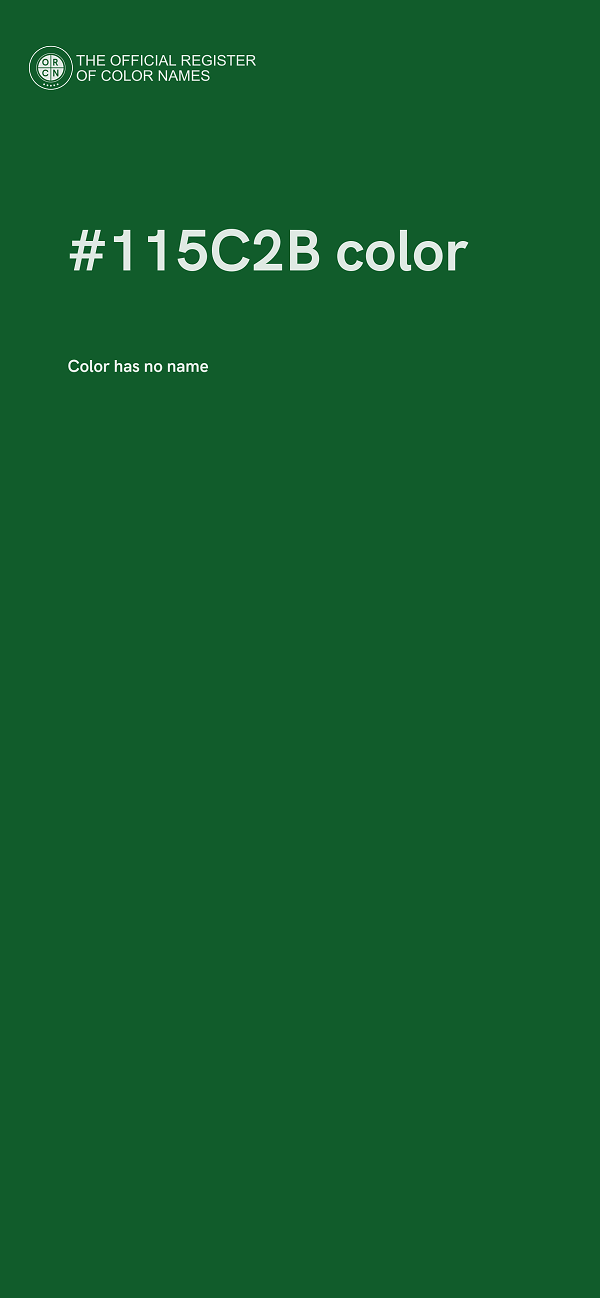 #115C2B color image