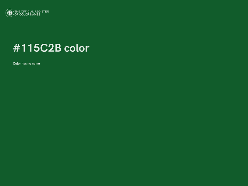 #115C2B color image