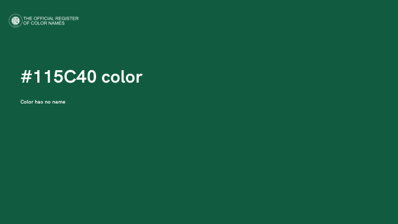 #115C40 color image