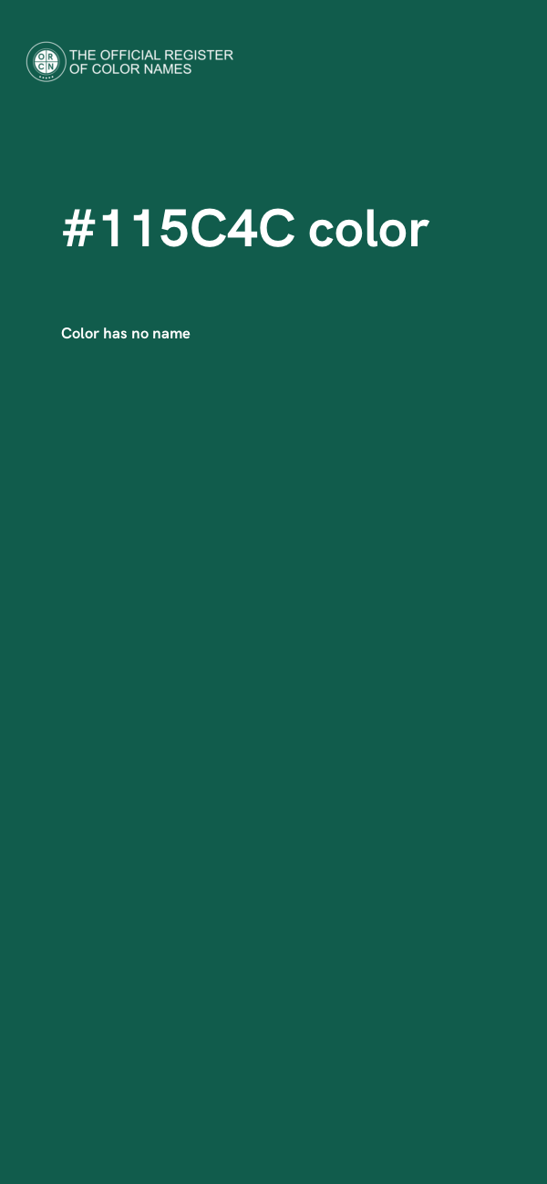 #115C4C color image