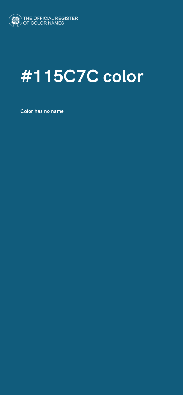 #115C7C color image