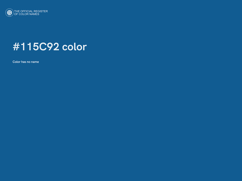 #115C92 color image