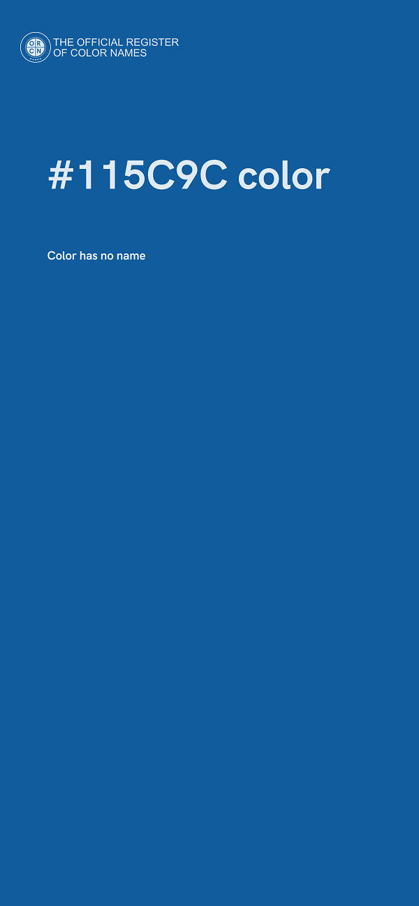 #115C9C color image
