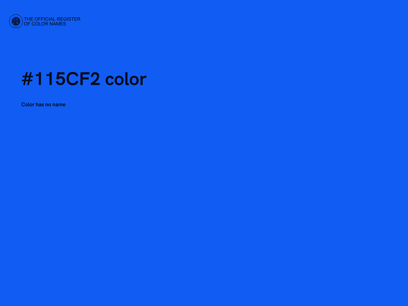 #115CF2 color image