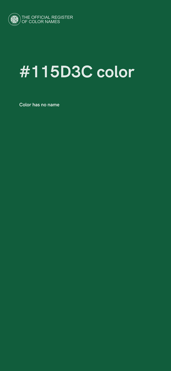 #115D3C color image