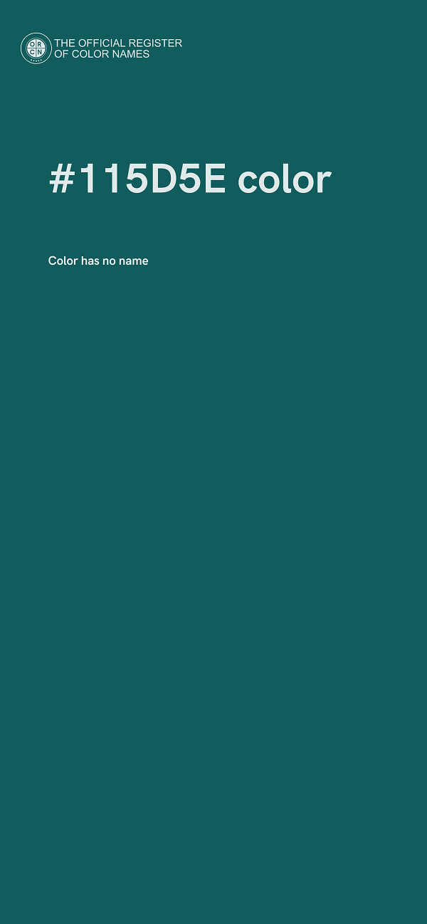#115D5E color image