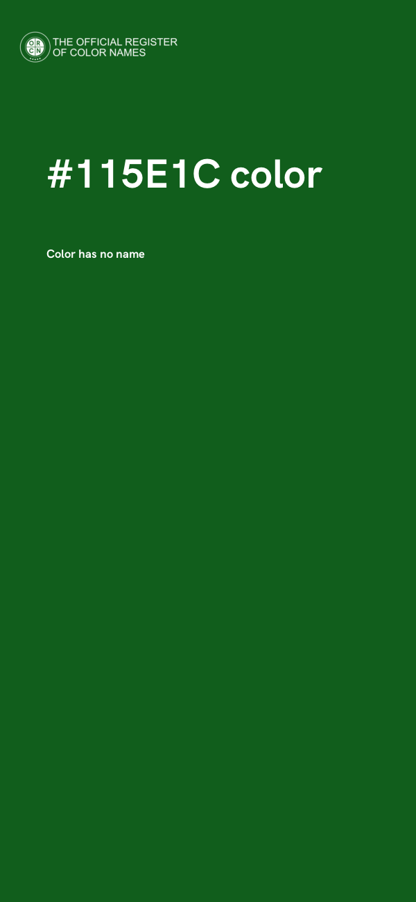 #115E1C color image