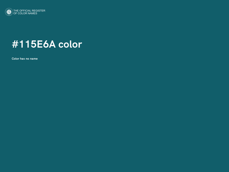 #115E6A color image