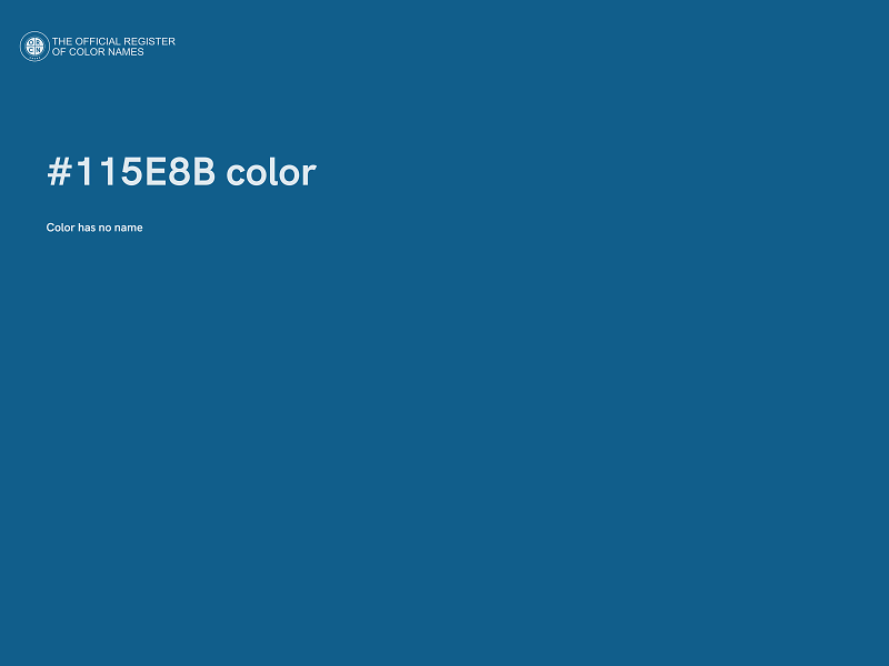 #115E8B color image