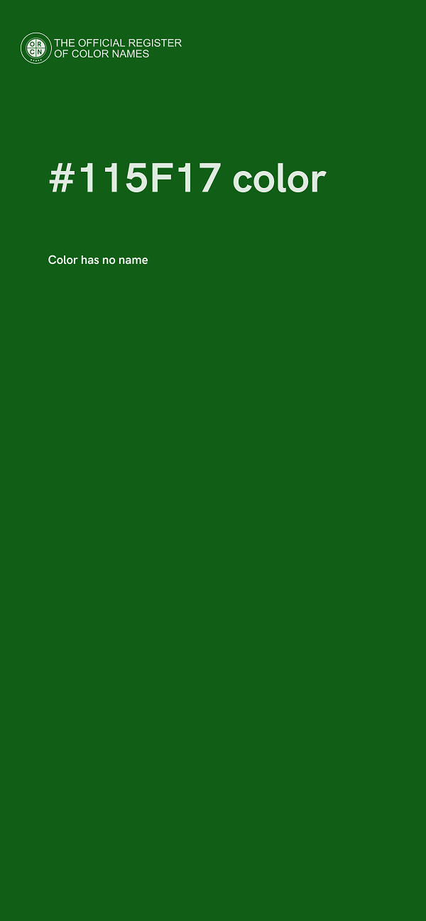 #115F17 color image