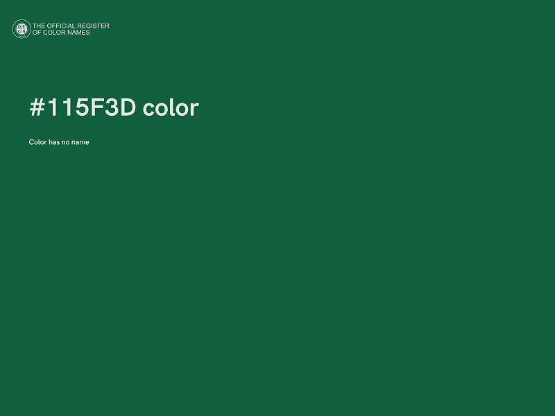 #115F3D color image