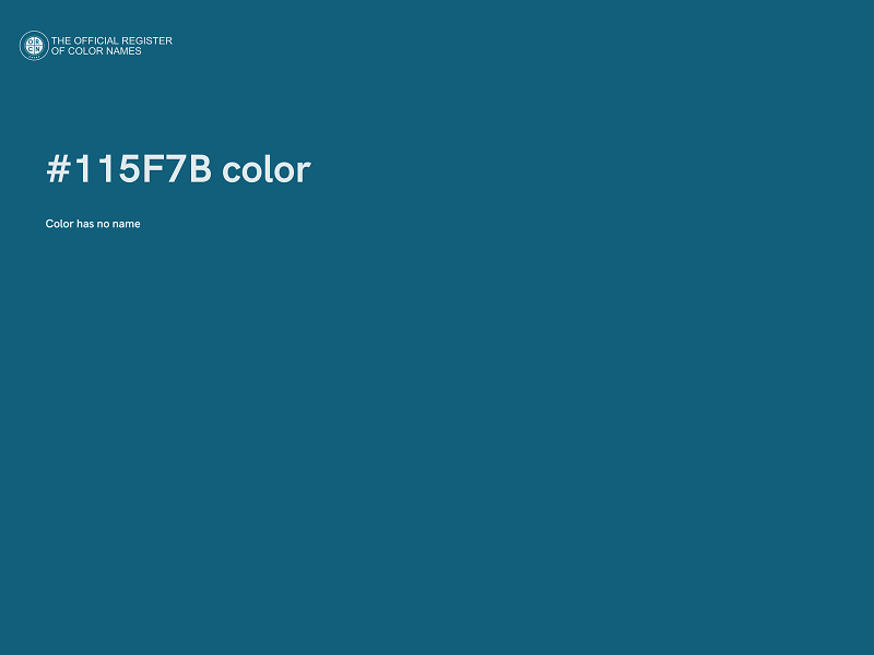 #115F7B color image