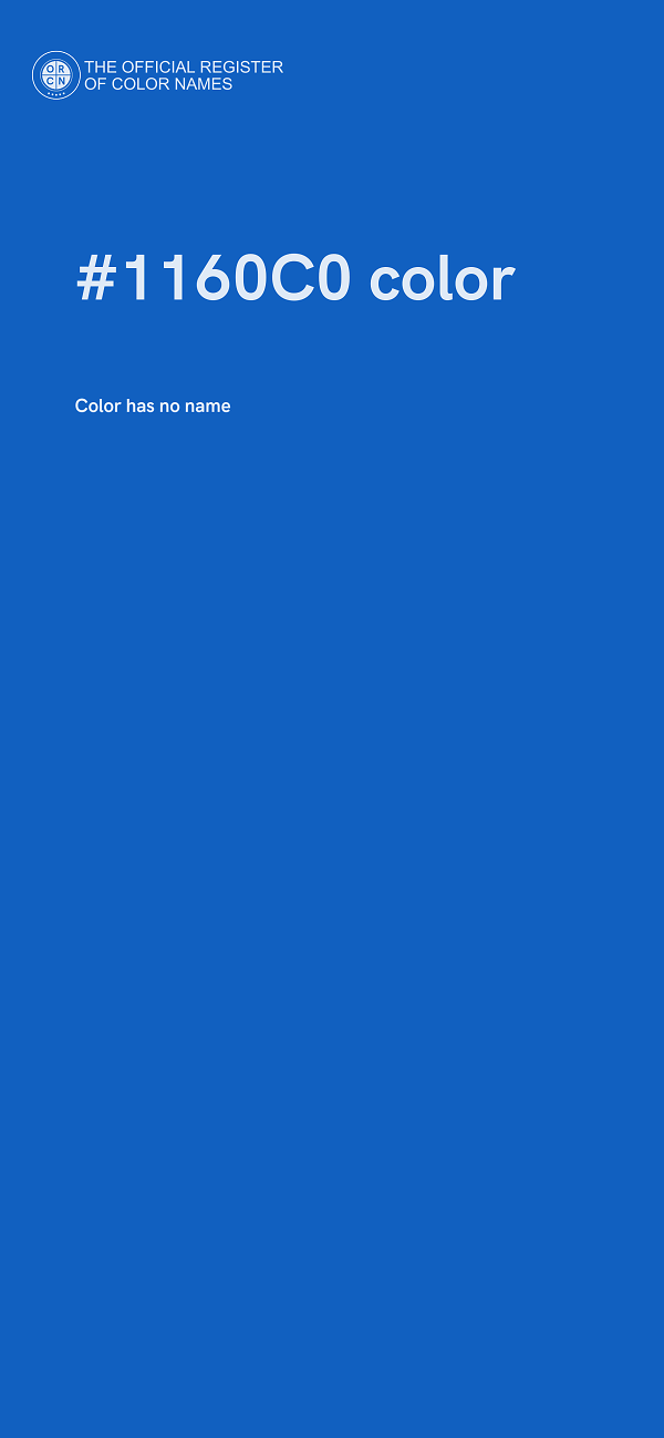 #1160C0 color image