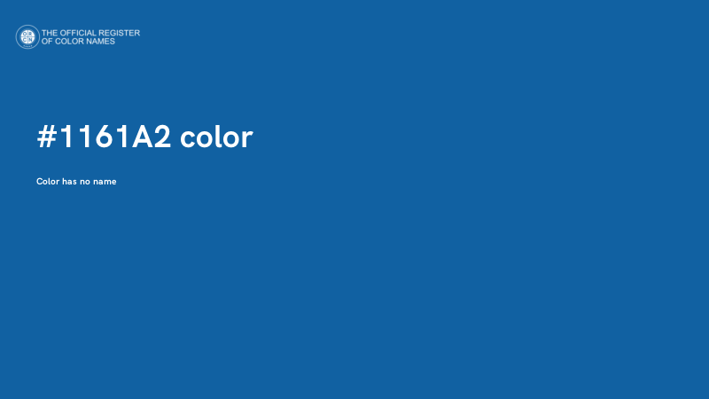 #1161A2 color image