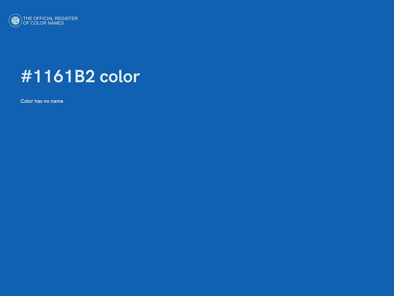 #1161B2 color image