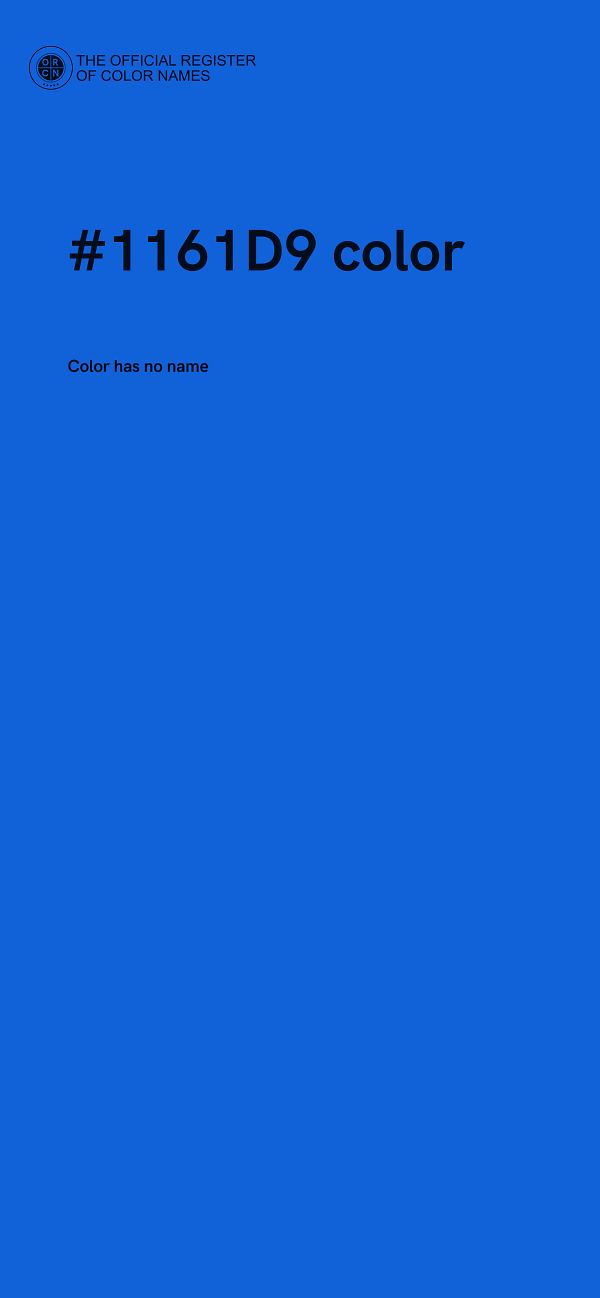 #1161D9 color image
