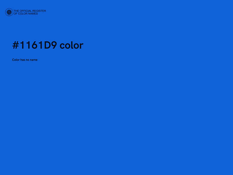 #1161D9 color image