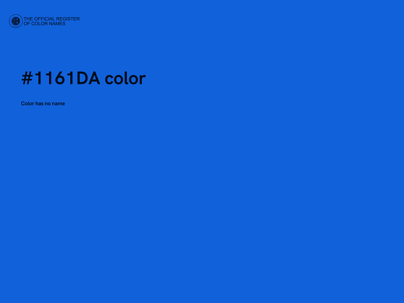 #1161DA color image